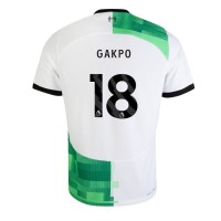 Liverpool Cody Gakpo #18 Auswärtstrikot 2023-24 Kurzarm